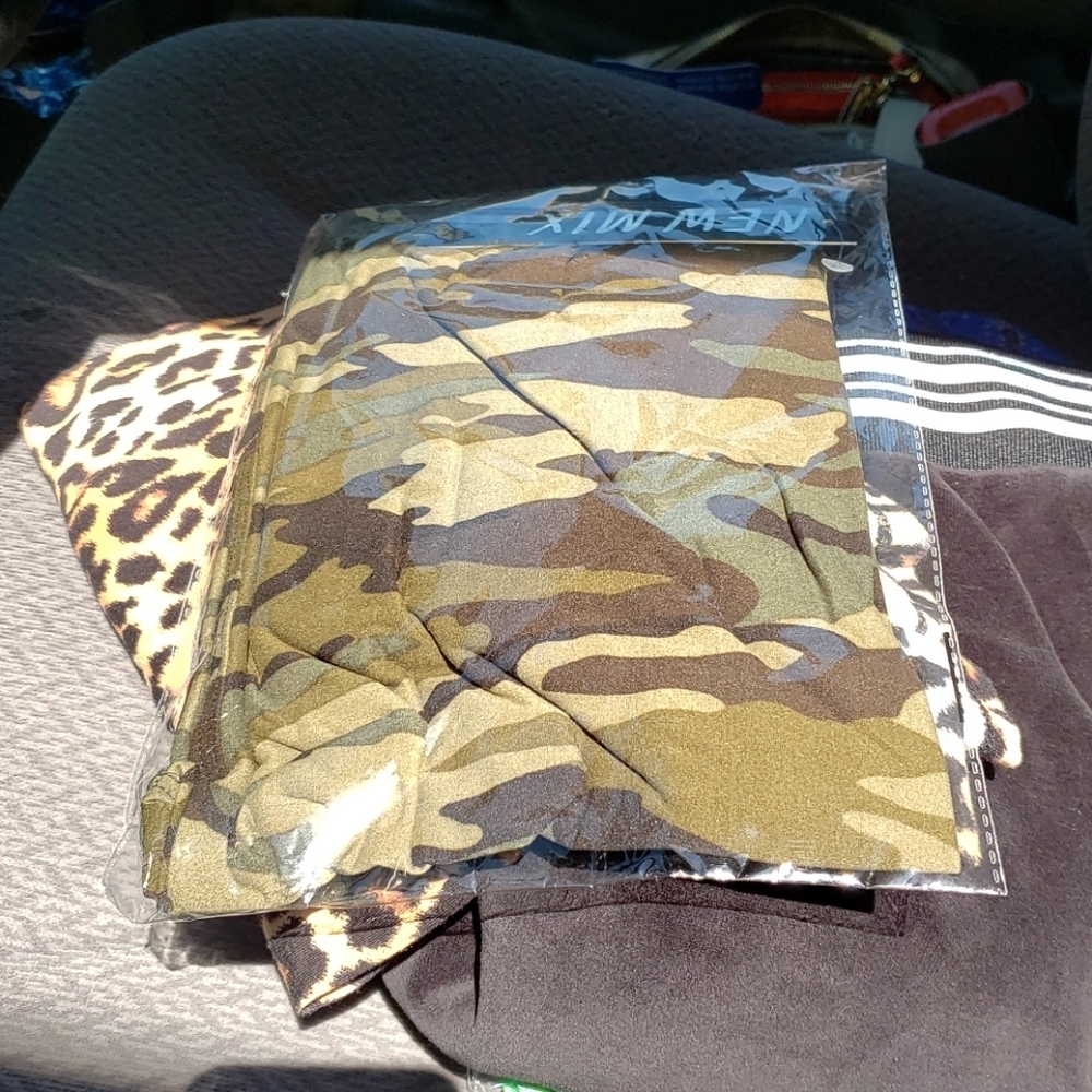 Camo Buttery Soft Leggings 5 Star Bohemian Loungewear NEW Lightweight - Picture 5 of 7